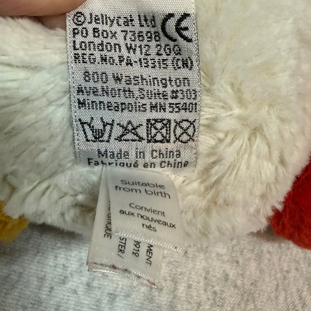 Jellycat Bashful Chicken Stuffed Animal – Medium‎ 12” 🐔💛 RETIRED